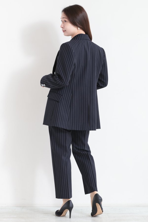 BORDERS at BALCONY(ボーダーズアットバルコニー) PIN STRIPE DOUBLE 