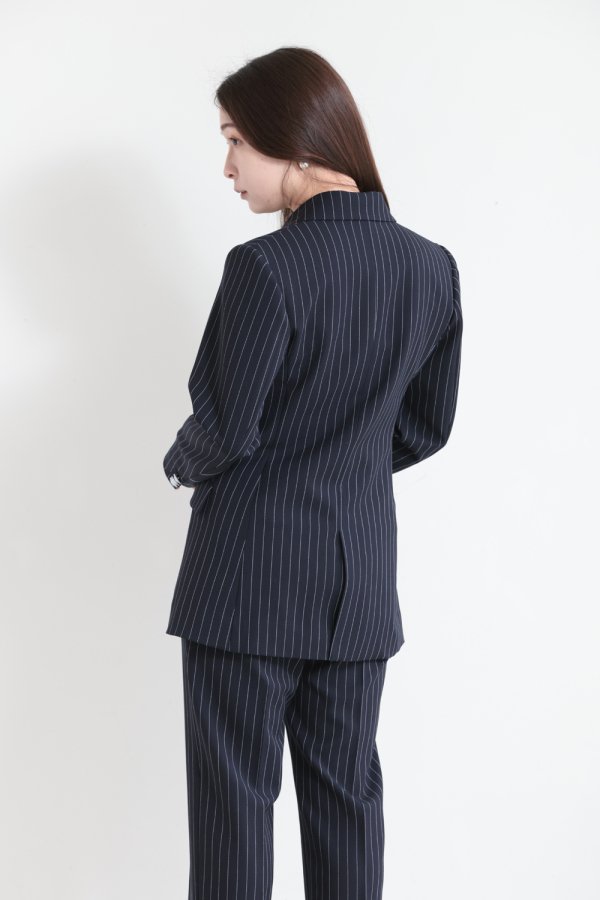 BORDERS at BALCONY(ボーダーズアットバルコニー) PIN STRIPE DOUBLE 