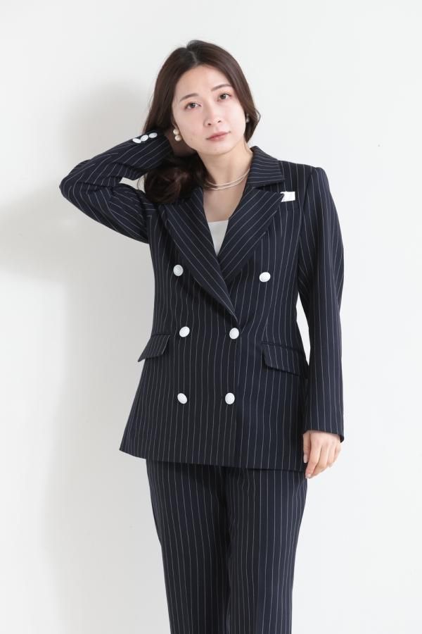 BORDERS at BALCONY(ボーダーズアットバルコニー) PIN STRIPE