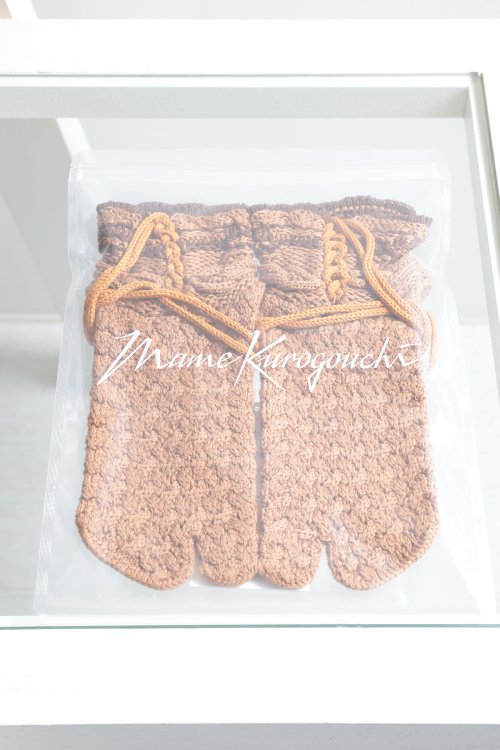 Mame Kurogouchi(マメ) Knitted Tabi Socks - YAMAROKU（ヤマロク） オンラインストア