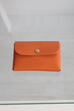 IL BISONTE(イルビゾンテ) カードケース オレンジ