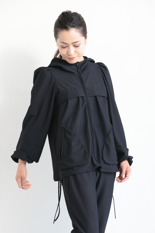 DOUBLE STANDARD CLOTHING(ダブルスタンダードクロージング) ESSENTIAL メッシュパーカー ブラック -  YAMAROKU（ヤマロク） オンラインストア