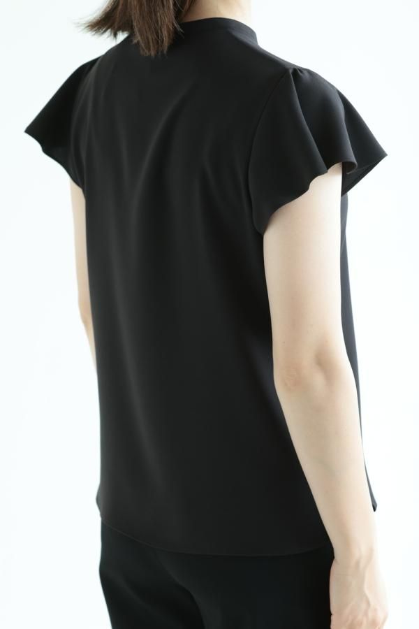 Theory(セオリー) PRIME GGT BD RUFFLE SLEEVE TP BLACK Theory(セオリー) PRIME GGT BD RUFFLE SLEEVE TP BLACK