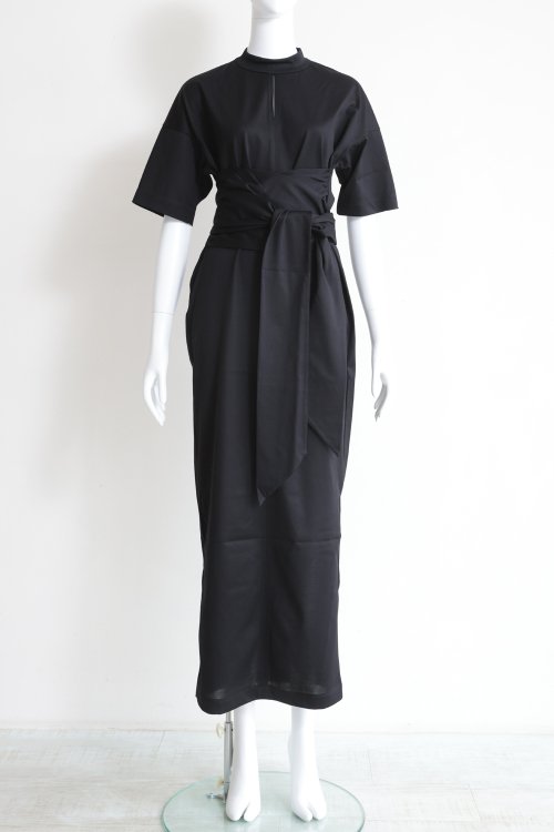 Mame Kurogouchi(マメ) Suvin Cotton Jersey Dress - YAMAROKU