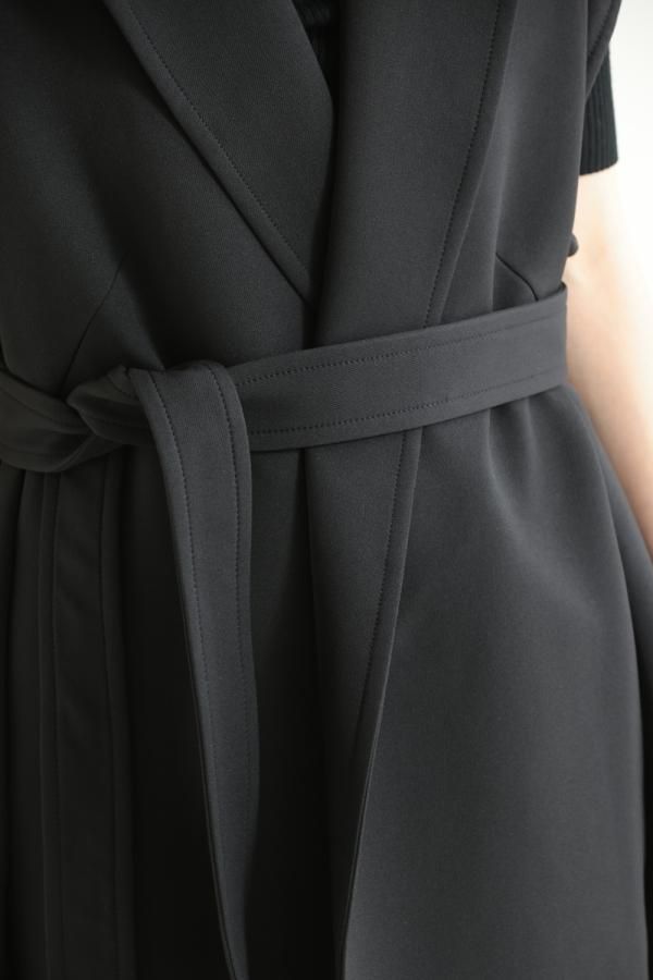 ジャケット・アウター ELENDEEK TRIPLE CLOTH LONG GILET BLK ELENDEEK(エレンディーク) TRIPLE CLOTH LONG GILET BLK