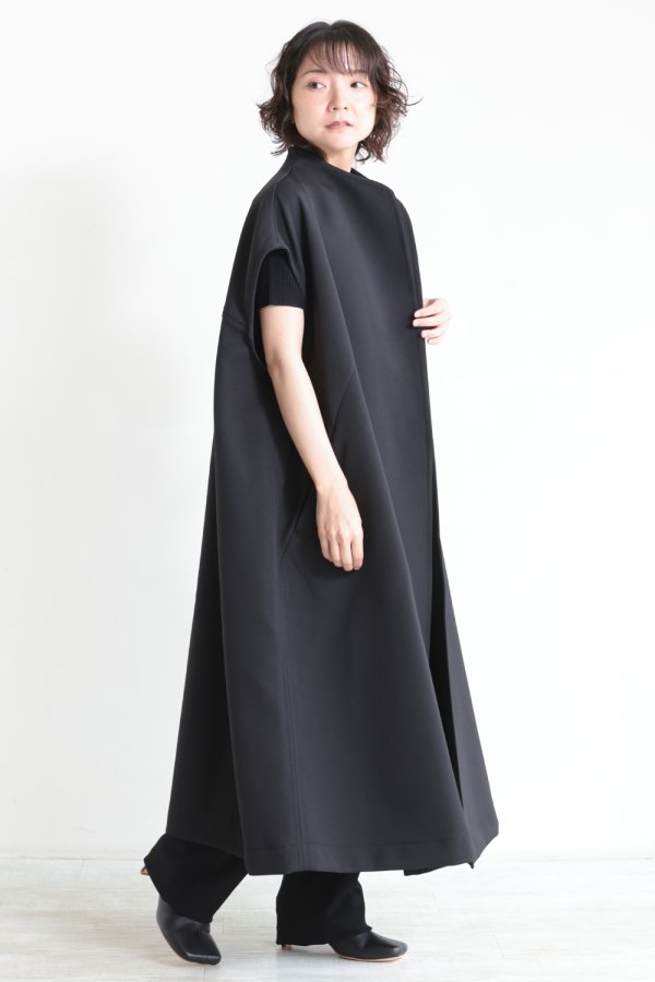 ELENDEEK(エレンディーク) TRIPLE CLOTH LONG GILET BLK - YAMAROKU 