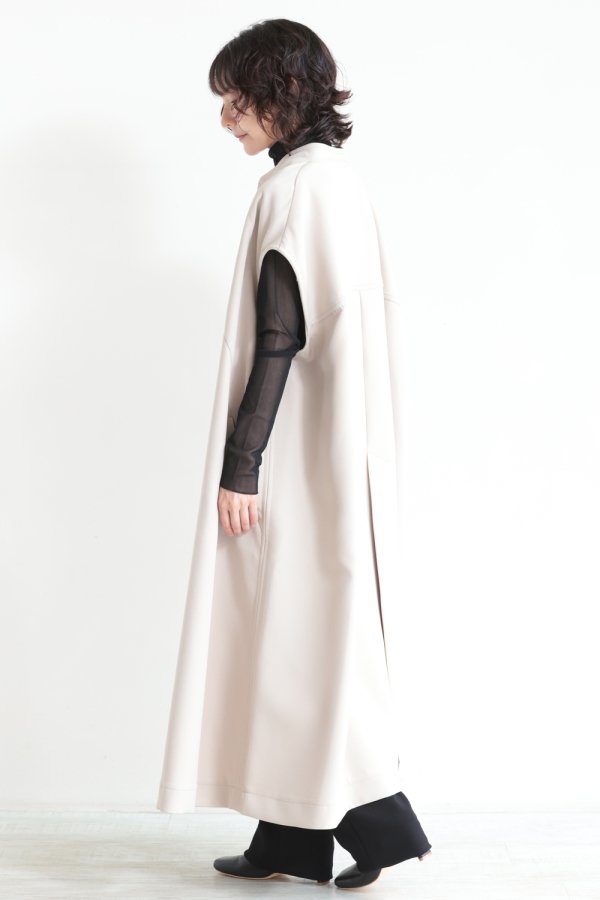 ELENDEEK(エレンディーク) TRIPLE CLOTH LONG GILET BGE - YAMAROKU 