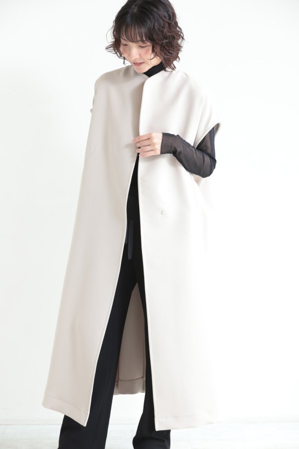 ELENDEEK(エレンディーク) TRIPLE CLOTH LONG GILET BGE - YAMAROKU ...