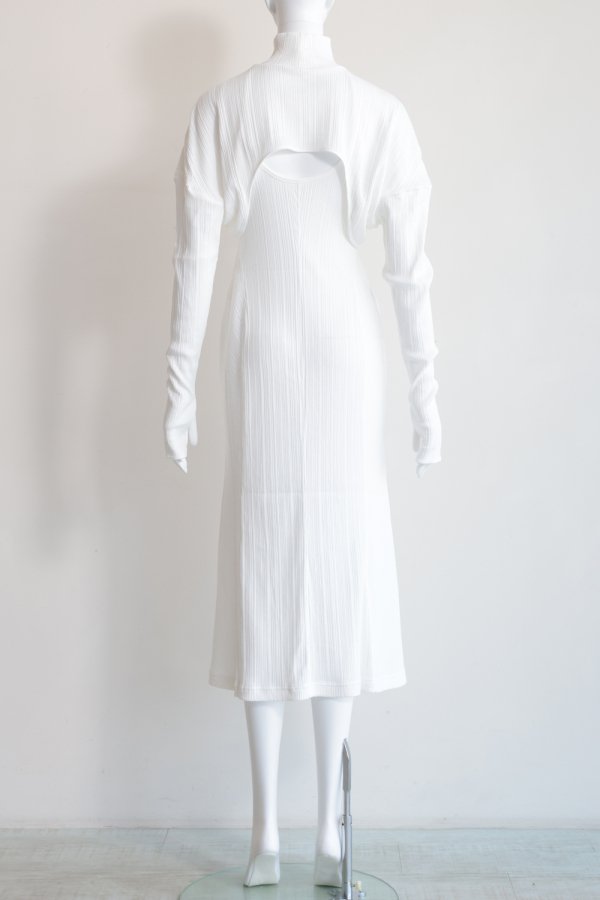 Mame Kurogouchi(マメ) Random Ribbed Organic Cotton 2way Dress