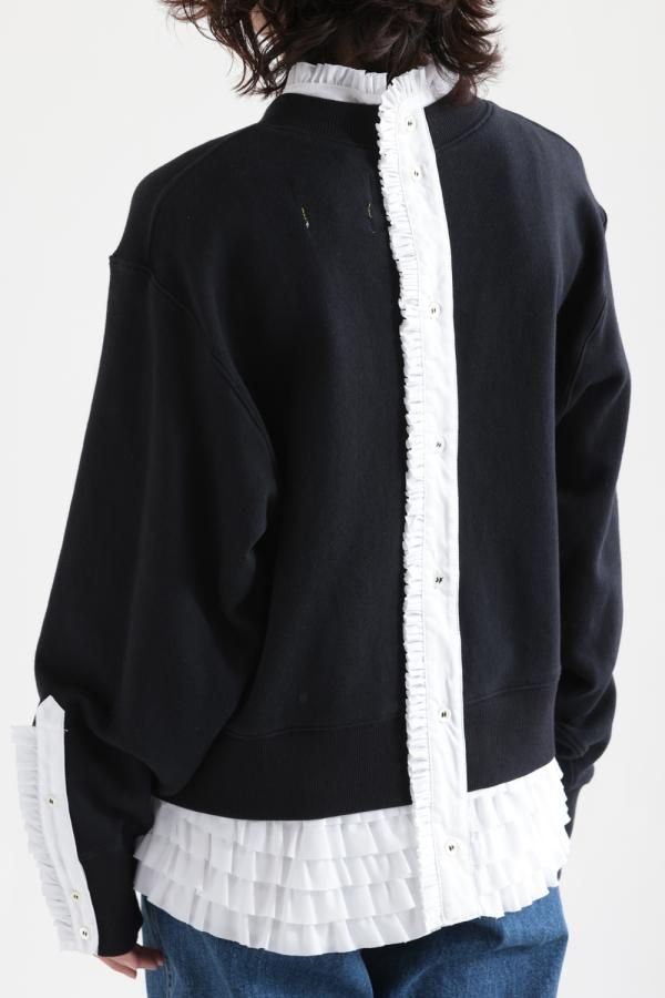 MUVEIL(ミュベール) シャツレイヤードプルオーバー - YAMAROKU