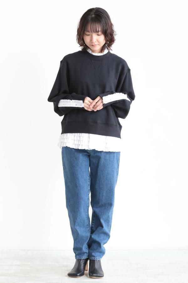 MUVEIL(ミュベール) シャツレイヤードプルオーバー - YAMAROKU