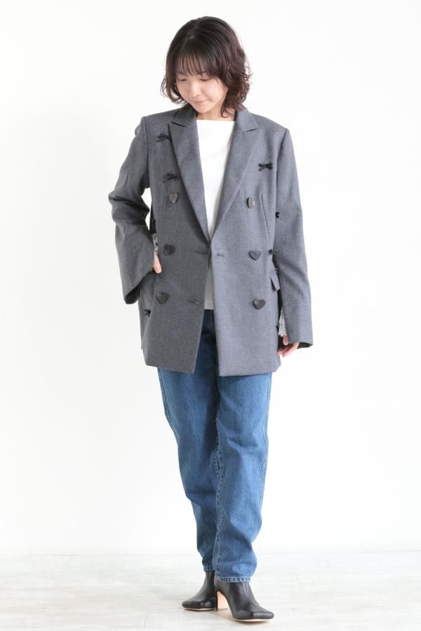 MUVEIL/ミュベール　襟ファー デニムジャケット MUVEIL/ミュベール 襟ファー デニムジャケット MUVEIL