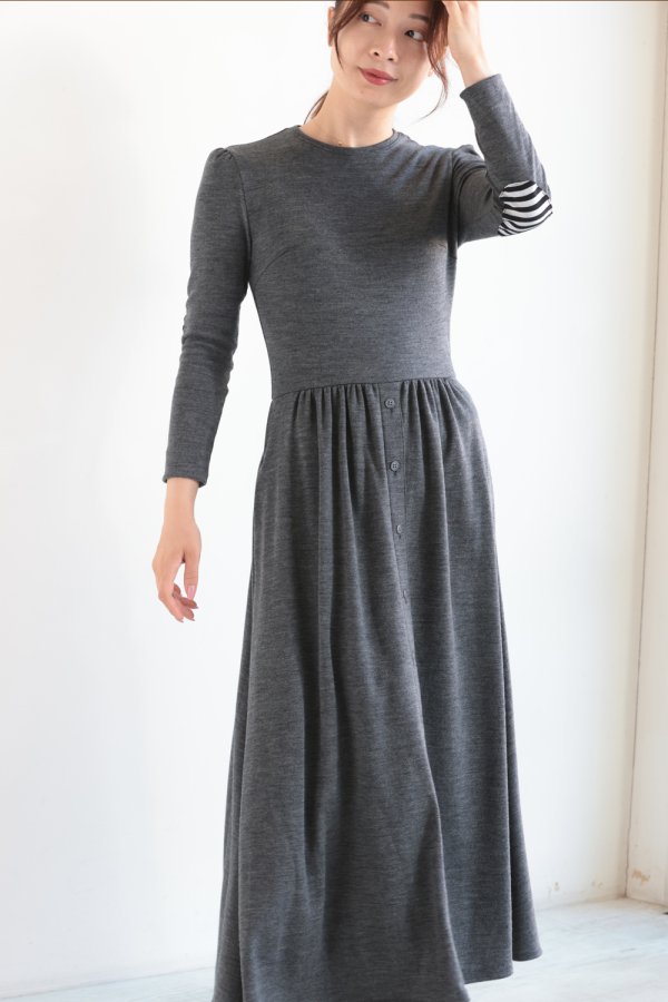 BORDERS at BALCONY WEEKEND MAXI DRESSグレー - tsm.ac.in