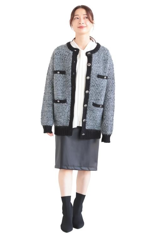 【RITTO /リット】別注 ミックスニット カーディガン オンライン 通販レディース - 【RITTO /リット】別注 ミックス