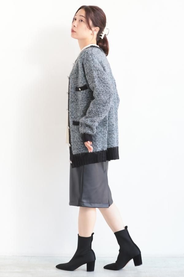 【RITTO /リット】別注 ミックスニット カーディガン RITTO /リット】別注 ミックスニット カーディガン