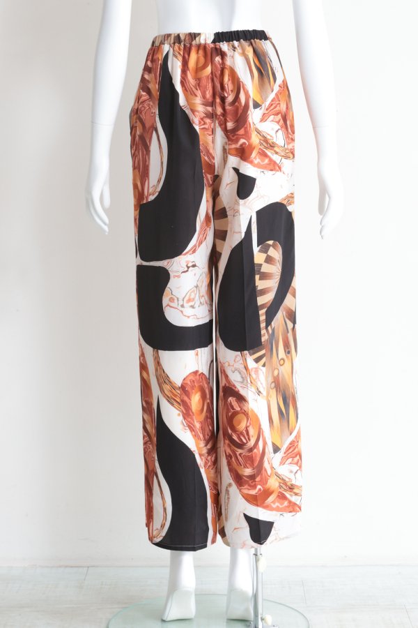 Mame Kurogouchi(マメ) Marble Print Trousers - YAMAROKU（ヤマロク ...