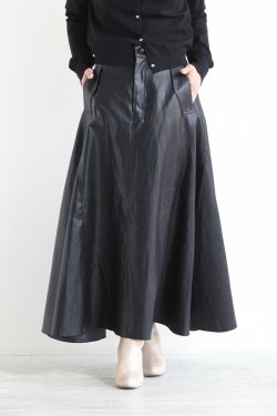 DOUBLE STANDARD CLOTHING(ダブルスタンダードクロージング) ヴィンテージライク フェイクレザースカート