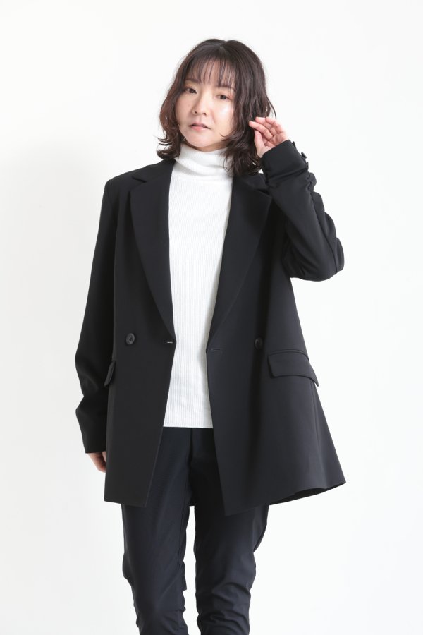 CEaRET FROM araara(シーレット) Double-breasted Tailored Jacket black -  YAMAROKU（ヤマロク） オンラインストア