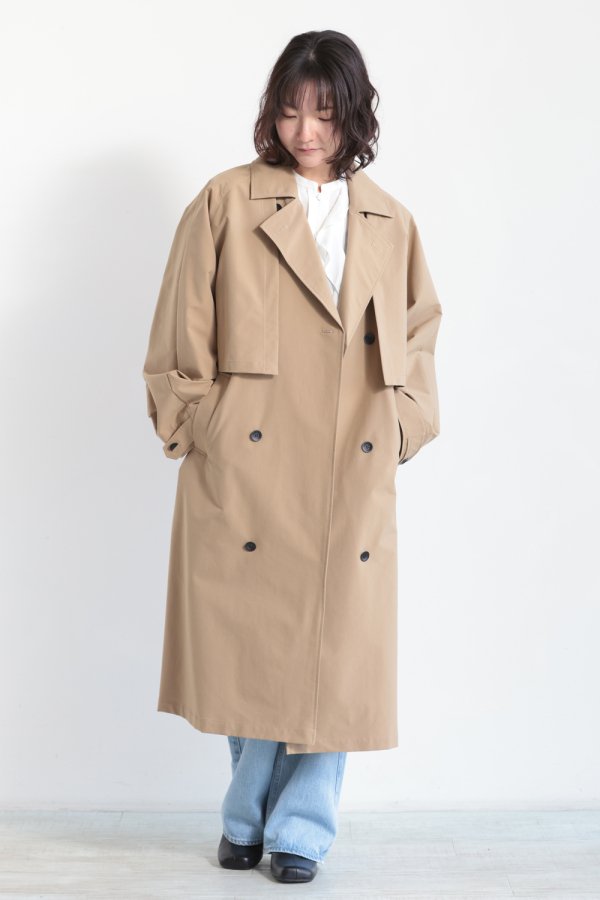 SIWALY fluid(シワリーフルイド) 【UNISEX】2way Trench Coat