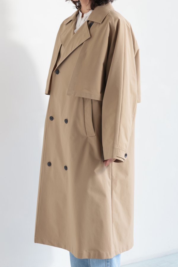 SIWALY fluid(シワリーフルイド) 【UNISEX】2way Trench Coat