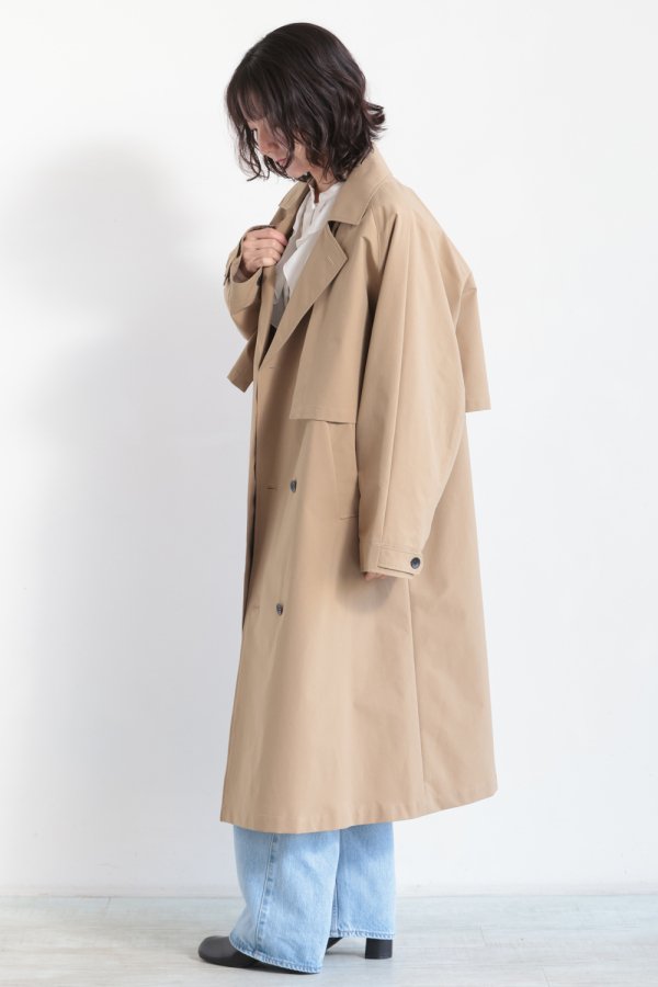 SIWALY fluid(シワリーフルイド) 【UNISEX】2way Trench Coat