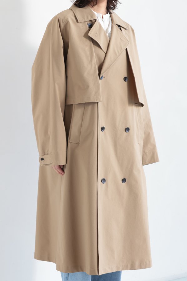 SIWALY fluid(シワリーフルイド) 【UNISEX】2way Trench Coat