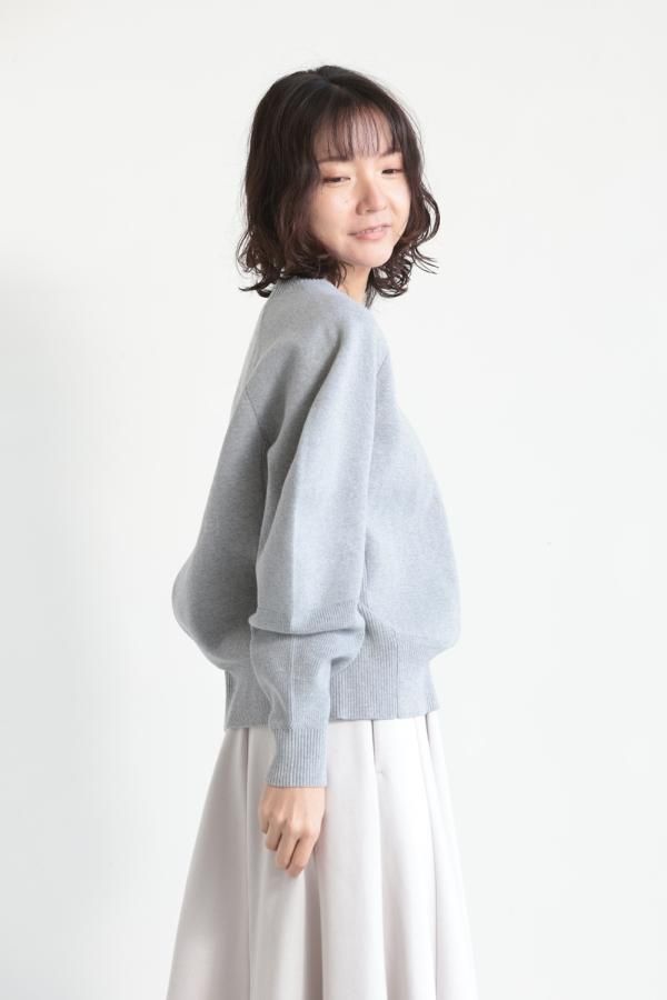 MUVEIL(ミュベール) ハートパッチニットプルオーバー - YAMAROKU