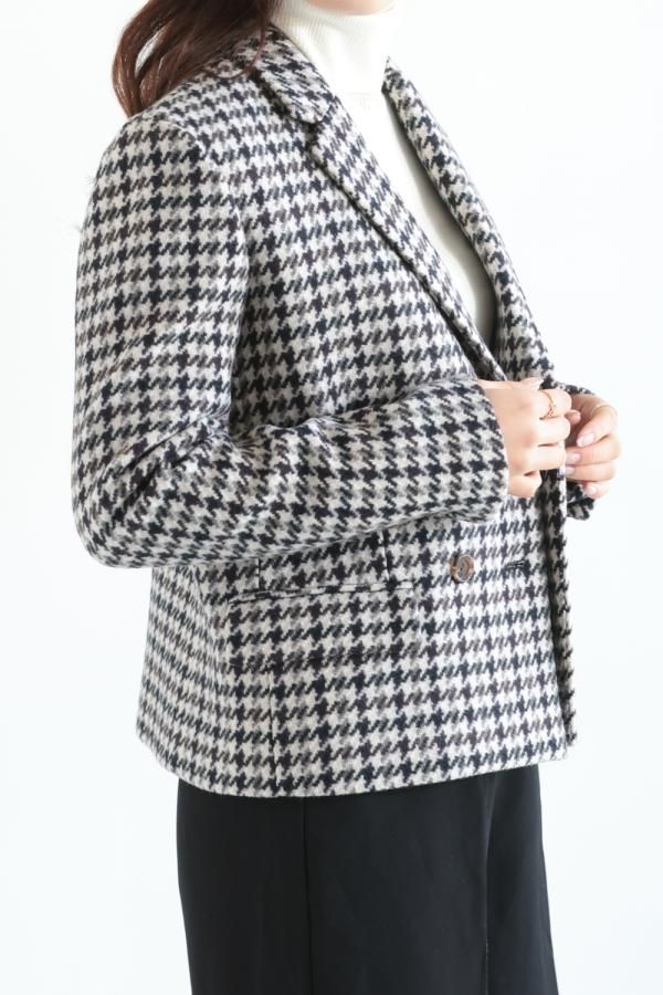 Theory Pattern Tweed Square DB JKT コート Theory Pattern Tweed Square DB JKT コート