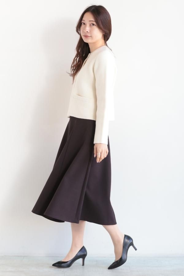 Theory(セオリー) FELTED WOOL CASH CLASSIC KNIT JKT IVORY