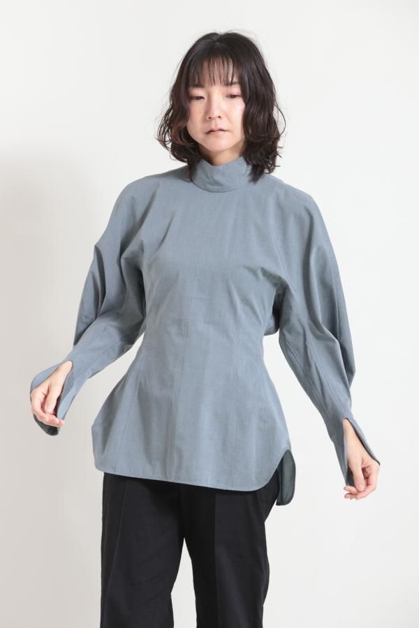 トップス mame kuroguchi Wool ette Blouse Wool Georgette Top - bordeaux - Mame Kurogouchi