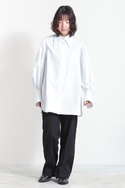 Mame Kurogouchi(ޥ) Cotton Nep Tucked Shirt