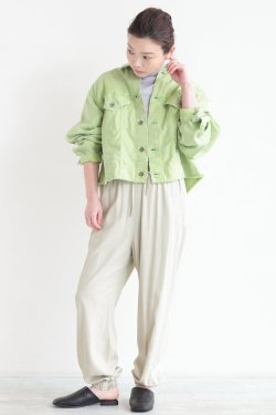unfil(ե) egyptian cotton ox bleach-out cropped jacket