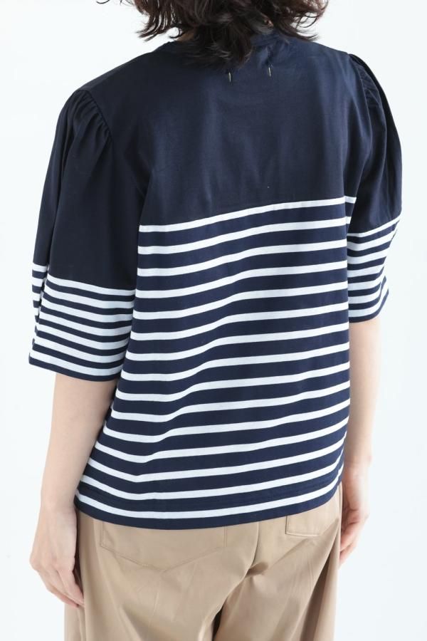 MUVEIL(ミュベール) ハートパッチカットソー - YAMAROKU