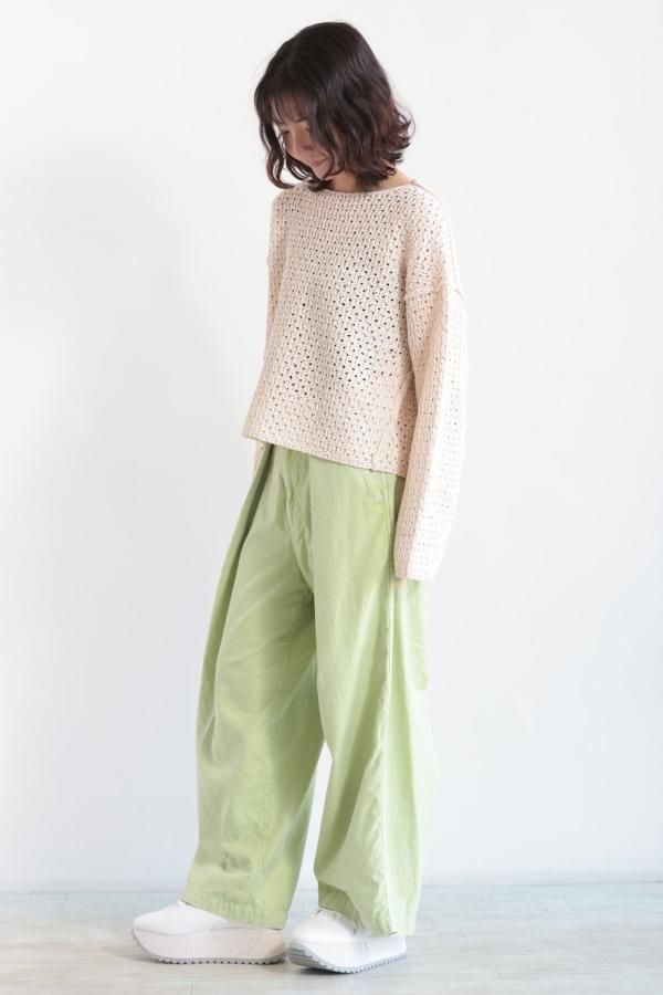unfil(アンフィル) double honeycomb mesh sweater - YAMAROKU unfil(アンフィル) double honeycomb mesh sweater - YAMAROKU