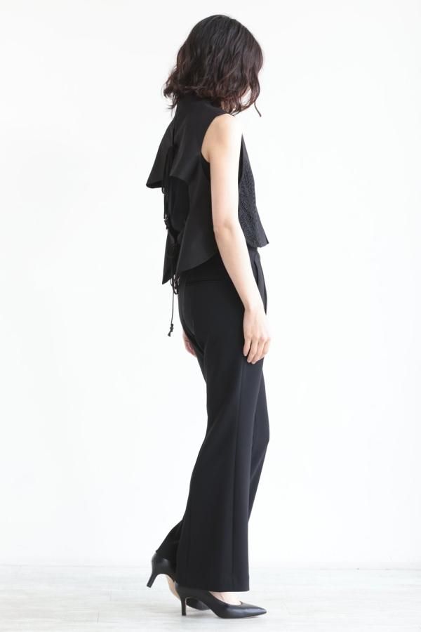 mame kurogouchi 18SS シルク ワイドパンツ Amazon.co.jp: マメクロゴウチ Mame Kurogouchi Wrap Wide Pants