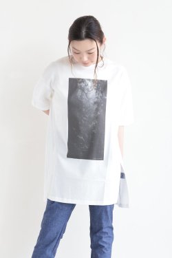 MOOLA KALAH(⡼饫) Plint Long T-shirt  white