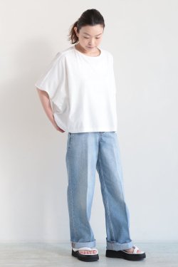 MOOLA KALAH(⡼饫) Combination Short Pullover  white