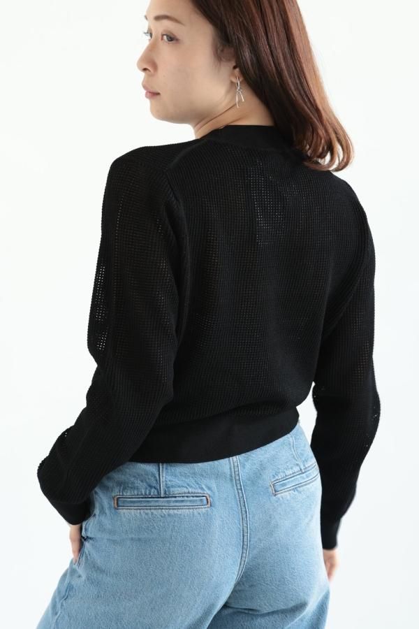 美品 セオリー WOOSTER CREPE KNIT POINTELLE PO Theory(セオリー) WOOSTER CREPE KNIT POINTELLE PO WHITE