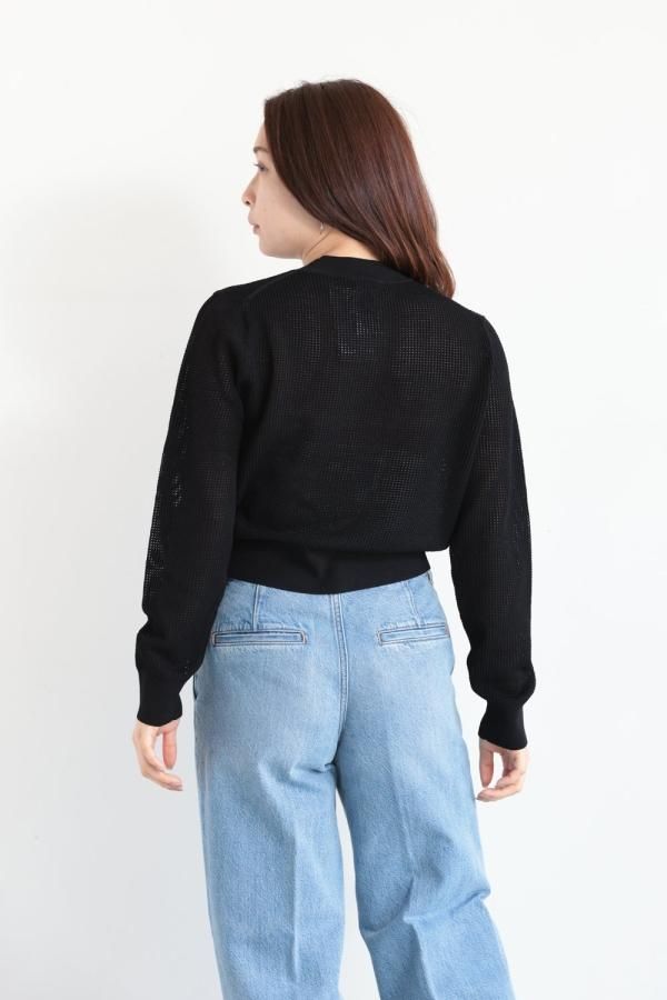Theory(セオリー) WOOSTER CREPE KNIT POINTELLE PO BLACK