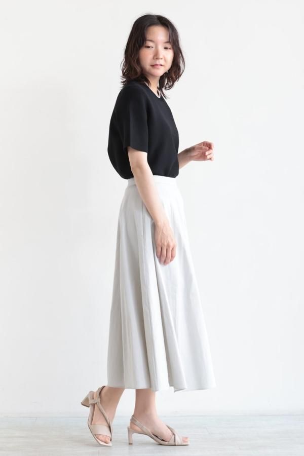 Theory(セオリー) GLOSSED POPLIN GREW NK C VOL DR - YAMAROKU