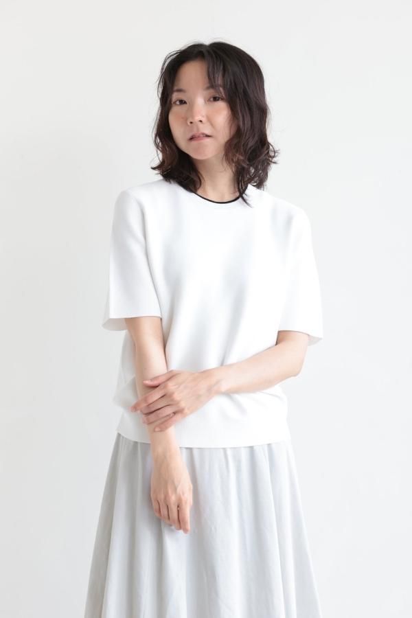 売れ筋がひクリスマスプレゼント！ KNIT CREPE WOOSTER Theory(セオリー) LINKS WHITE TEE LINKS スカート