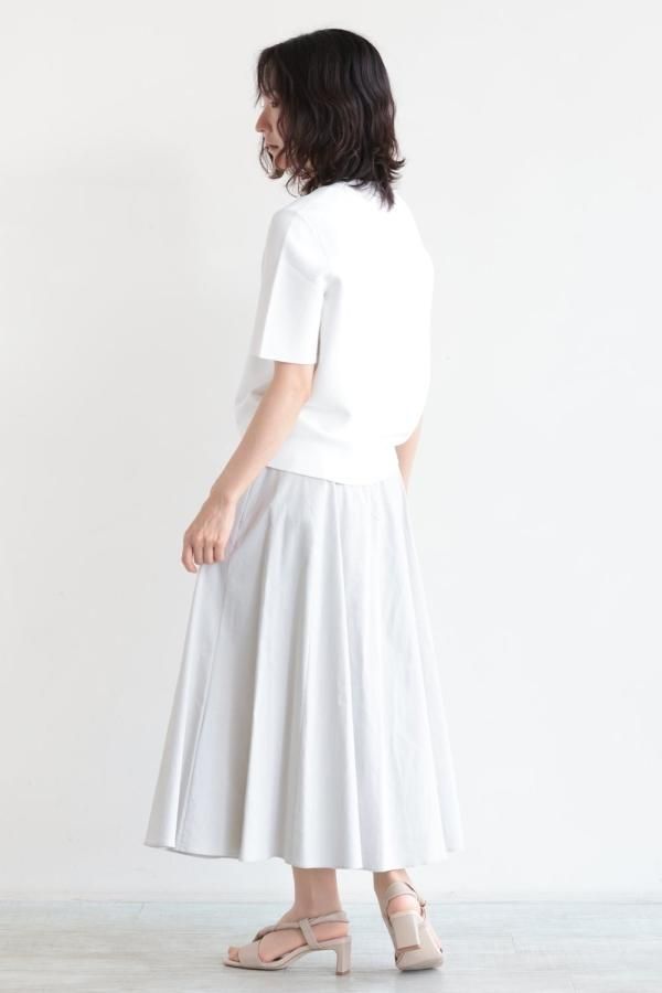 Theory(セオリー) WOOSTER CREPE KNIT LINKS LINKS TEE WHITE
