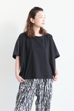 MOOLA KALAH(⡼饫) Combination Short Pullover  black