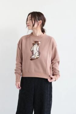 ✨新品タグ付き✨ ミュベール ネコ裏毛PO スウェット トレーナー 楽天市場】【MUVEIL】 ネコ裏毛プルオーバー ミュベール