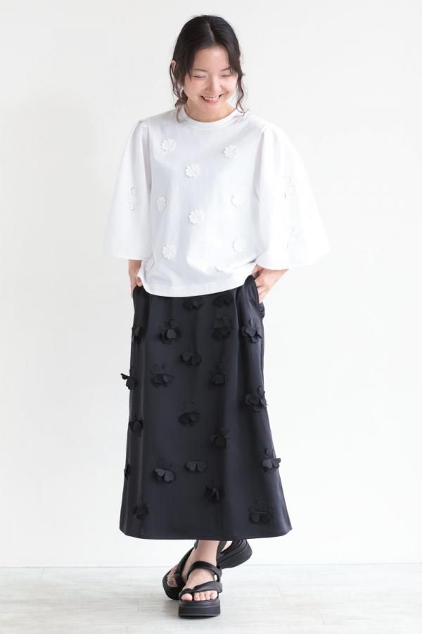 MUVEIL フラワーカット スカート サイズ36