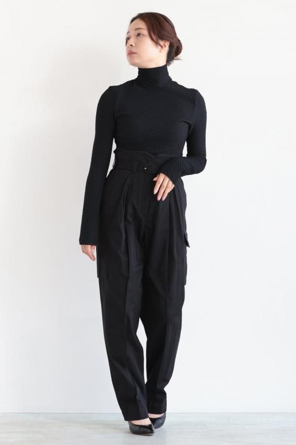 Mame Kurogouchi / マメクロゴウチ | Wool Flared Slim Trousers