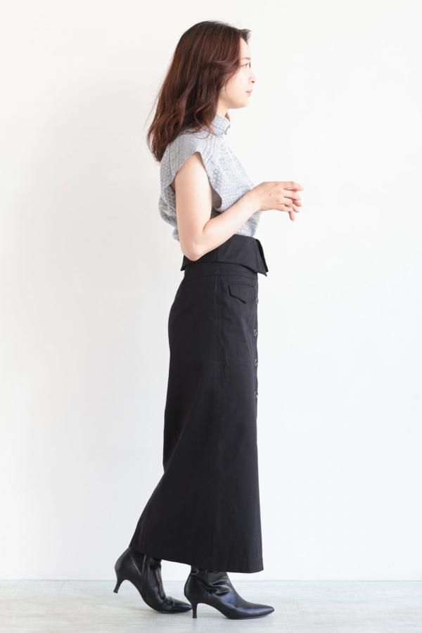 【新品】Mame Kurogouchi Skirt Bag 3D Knit Ribbed Long Skirt (Mame Kurogouchi) | UNIQLO US