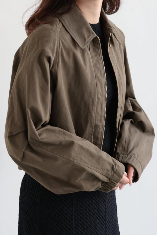 Mame Kurogouchi(マメ) Organic Cotton Twill Short Jacket