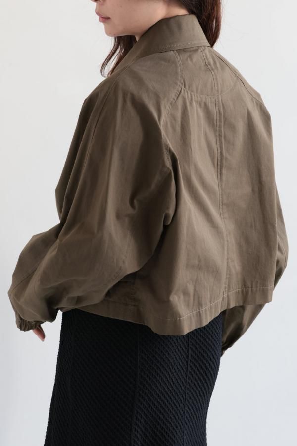 Mame Kurogouchi(マメ) Organic Cotton Twill Short Jacket
