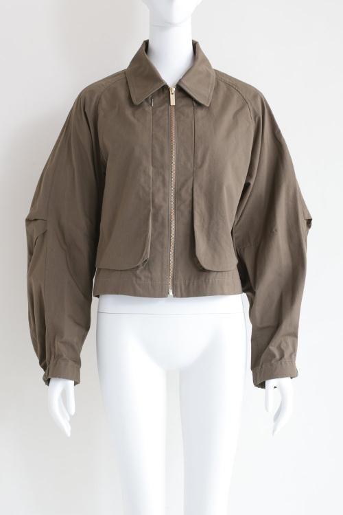 Mame Kurogouchi(マメ) Organic Cotton Twill Short Jacket
